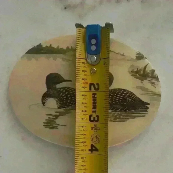 Vintage Bee Kay productions plaque of   2 adorable ducks approx. 4.5 x 5 inches. - Picture 4 of 4